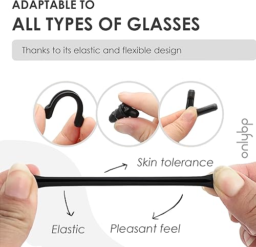 Miniatura 4 de OnlyBP 12 almohadillas de silicona para los oídos, almohadillas antideslizantes para la nariz para gafas, almohadillas de nariz antideslizantes para