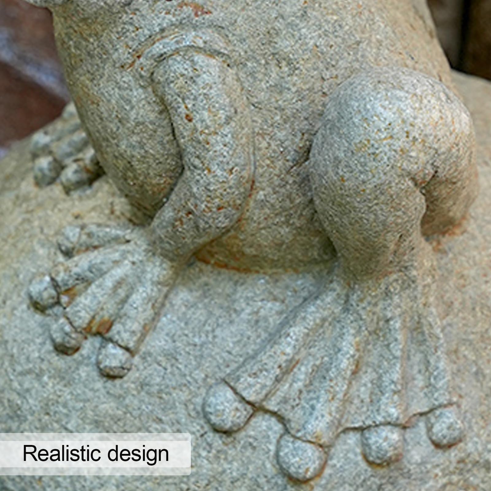 Generico Statua Della Fontana Dello Sputatore Del Laghetto Degli Animali - Caratteristica Dell'acqua All'aperto E Presa For La Circolazione Dell'acqua Del Laghetto Dei Pesci