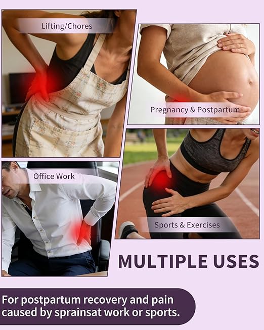 Faja Sacroilíaca Ajustable FALCOFIT para Dolor de Cadera y Ciática (Medium) miniatura 4
