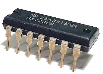 UA723CN UA723 Direct Replacement for LM723CN LM723 Adjustable Voltage Regulator IC 2-37V DIP-14 IC Breadboard-Friendly Pack of 10