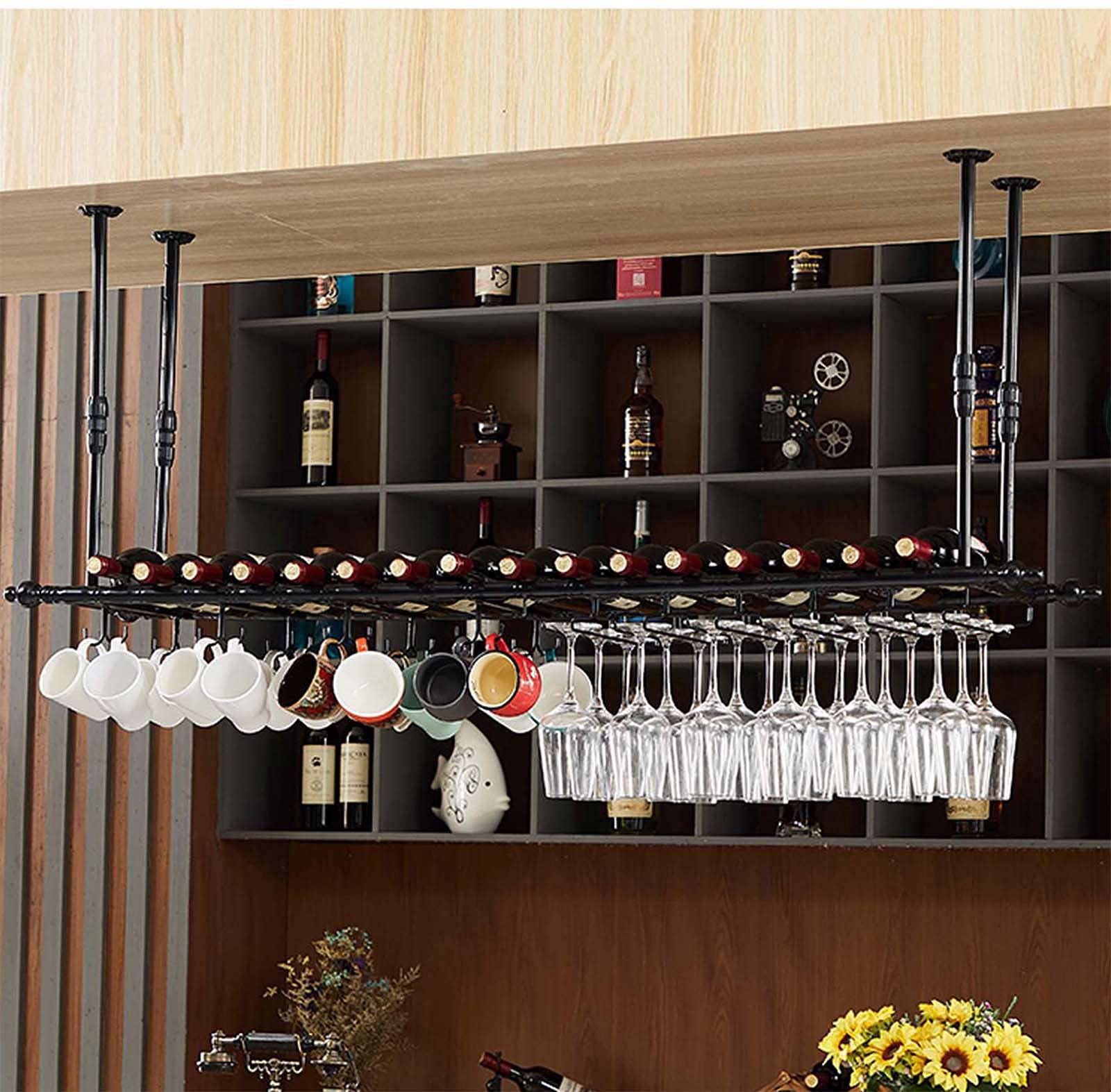 Support de verres à pied pour libérer vos placards de cuisine encombrés