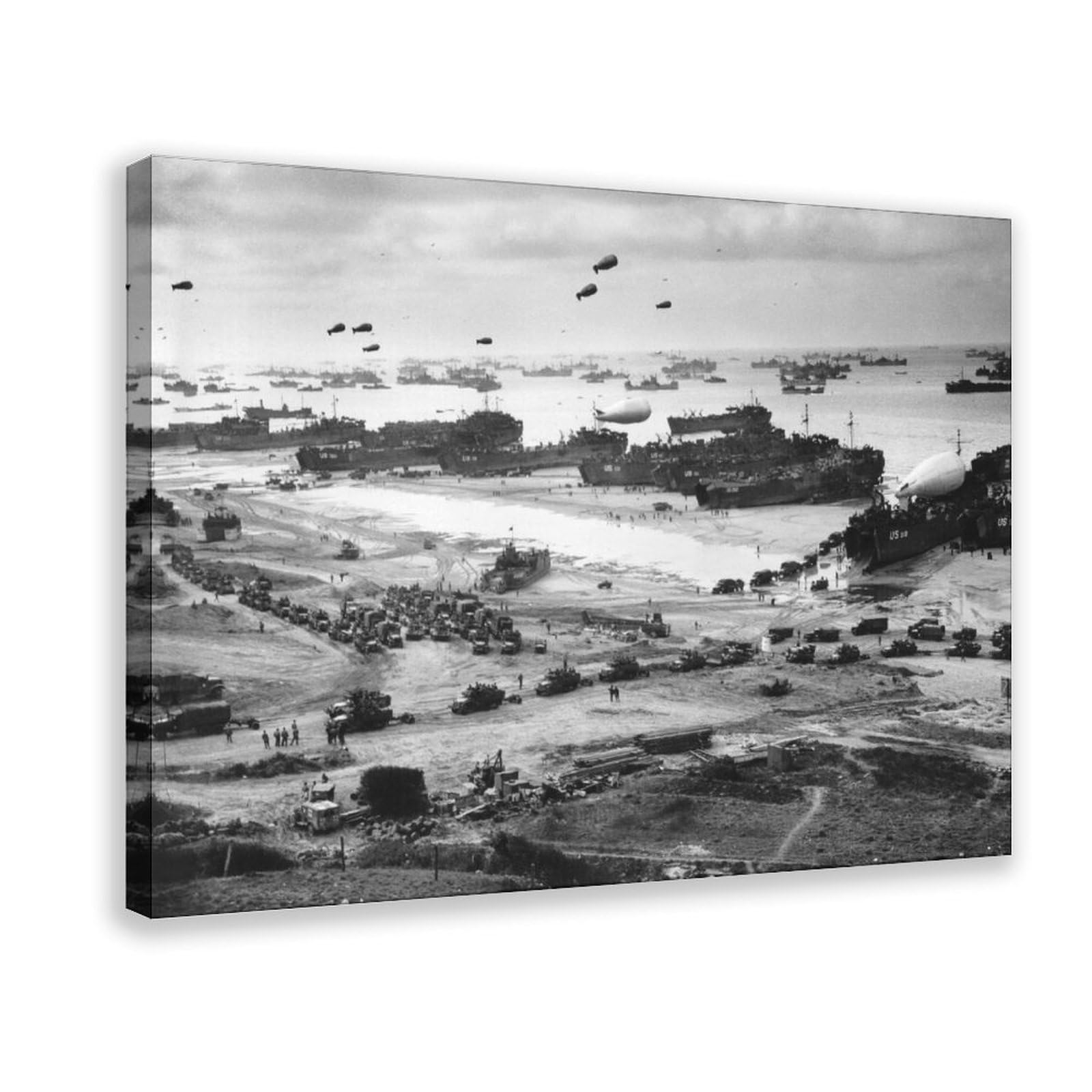 Impression toile Operation Overlord World War 2 cadre suspendre - 8