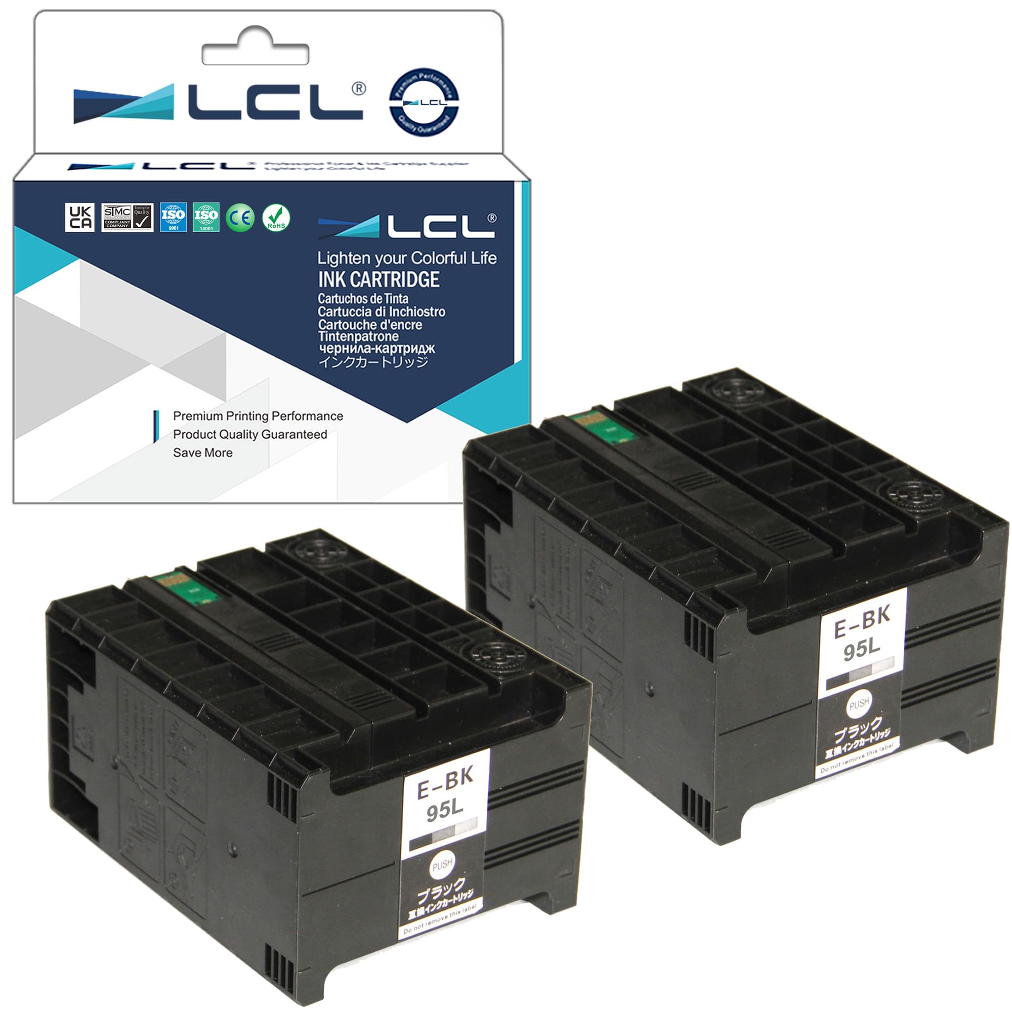 Amazon.co.jp: LCL エプソン用 ICBK95L （2パック ブラック） 互換  