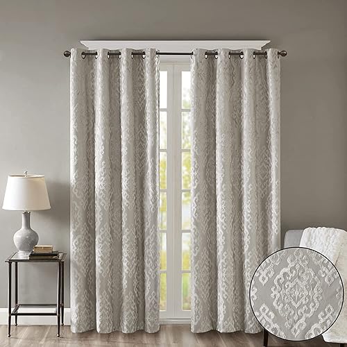 Sun Smart Mirage 100% Total Blackout Single Window Curtain, Knitted