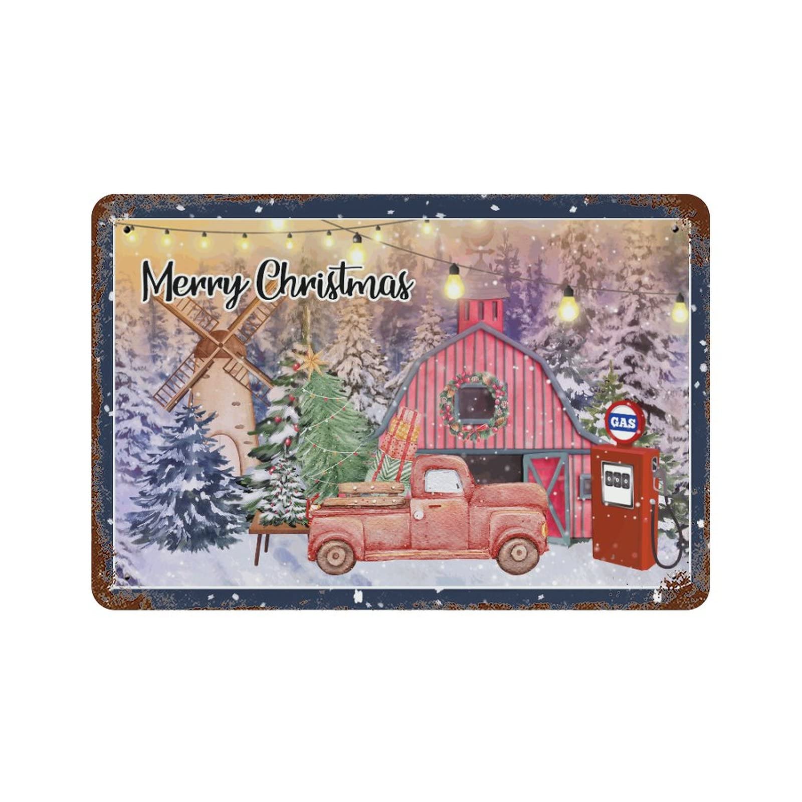 Letreros de camión retro de metal WengBeauty: la placa de regalo perfecta para fiestas