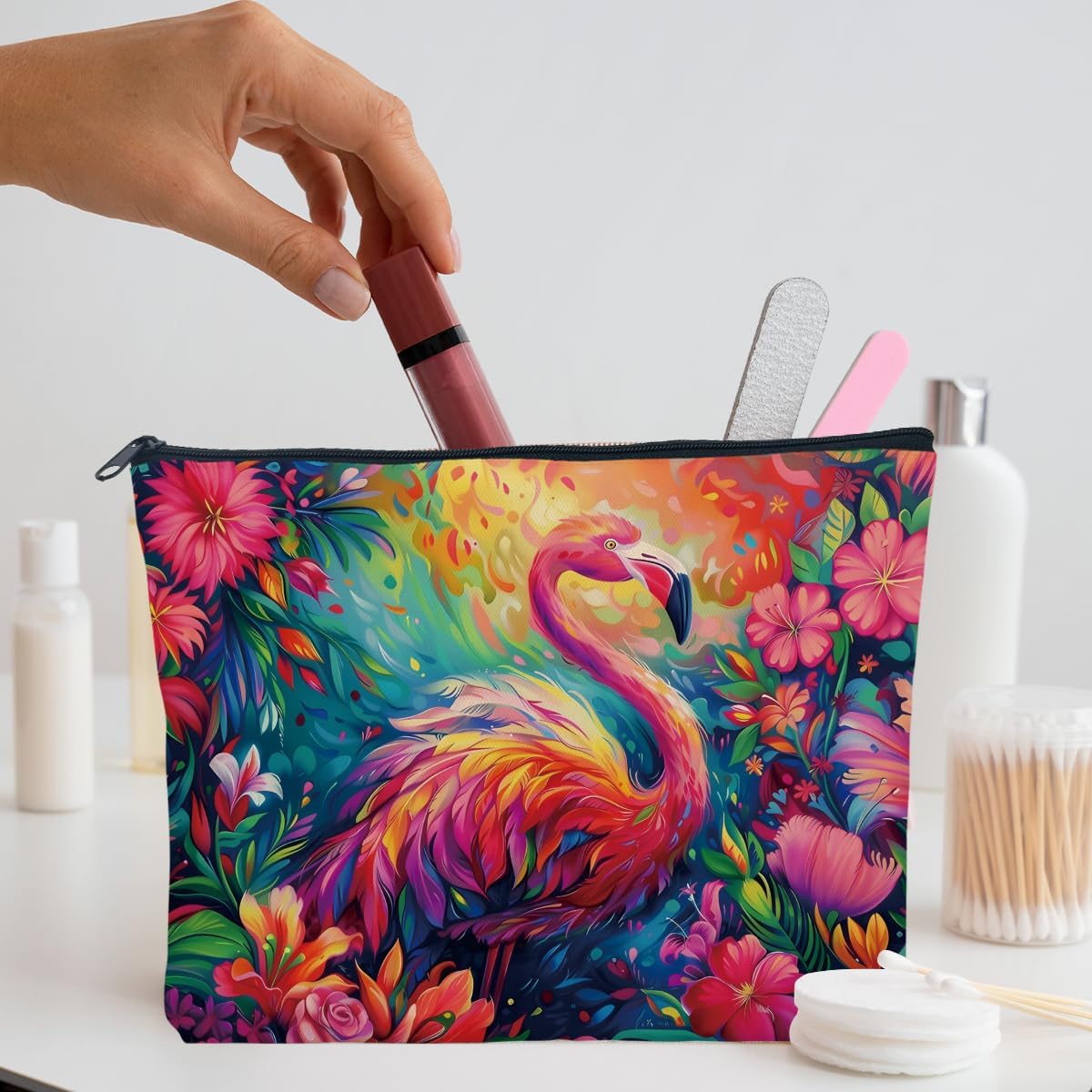 Fun Flamingo Gifts: Decor, Makeup Bag, Gifts for Women & Ladies, Graduation & Birthday - Image 5
