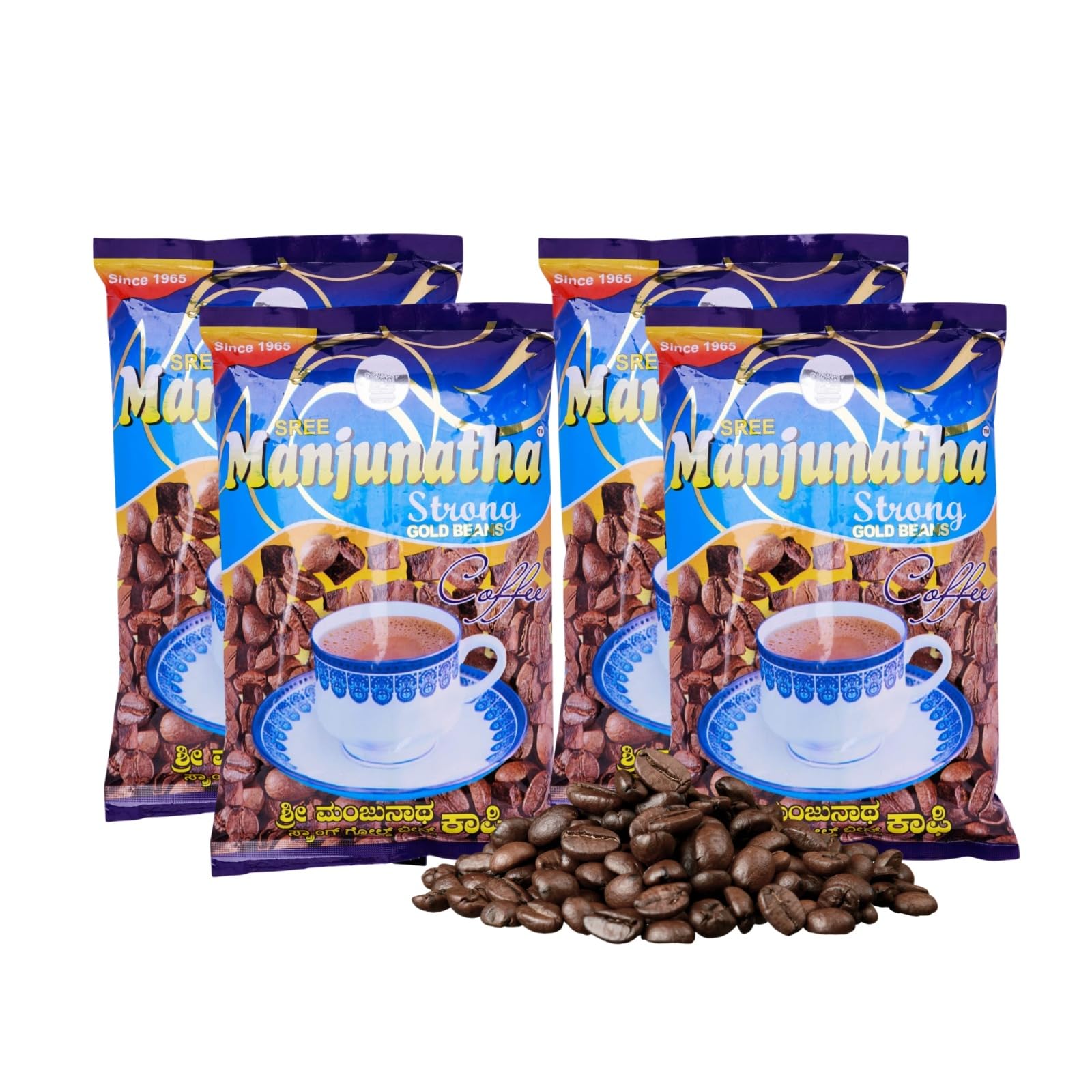 Sree Manjunatha Since 1965 South Indian Special Filter Coffee Powder, 1kg | Traditional Dark Roast | Freshly Roasted Grounded Coffee | Coffee 60% & chicory 40% | Smooth Flavour | Fine blend | 250 g (Pack of 4)-image-39
