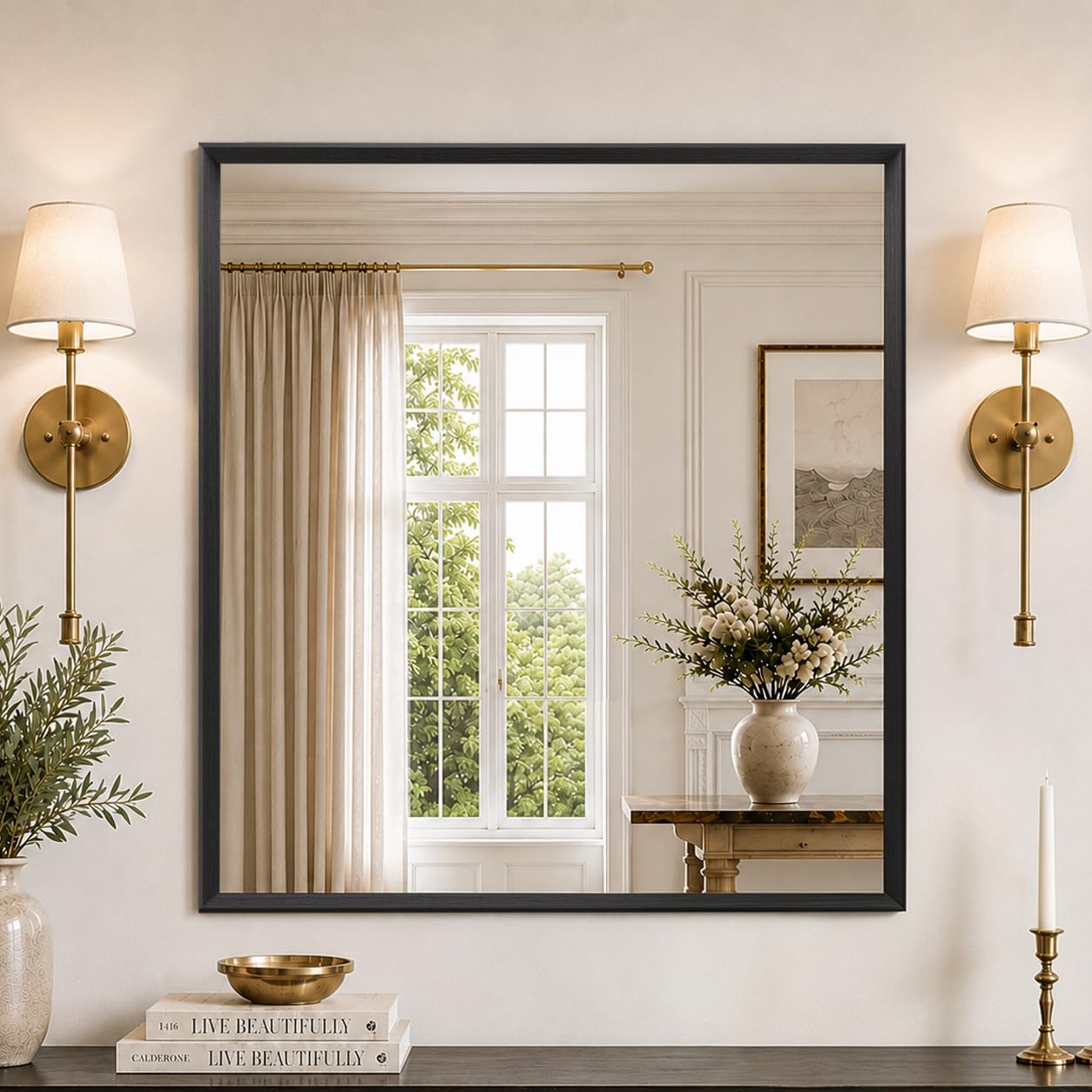 JISOSO 36x36 Inch Bathroom Mirror