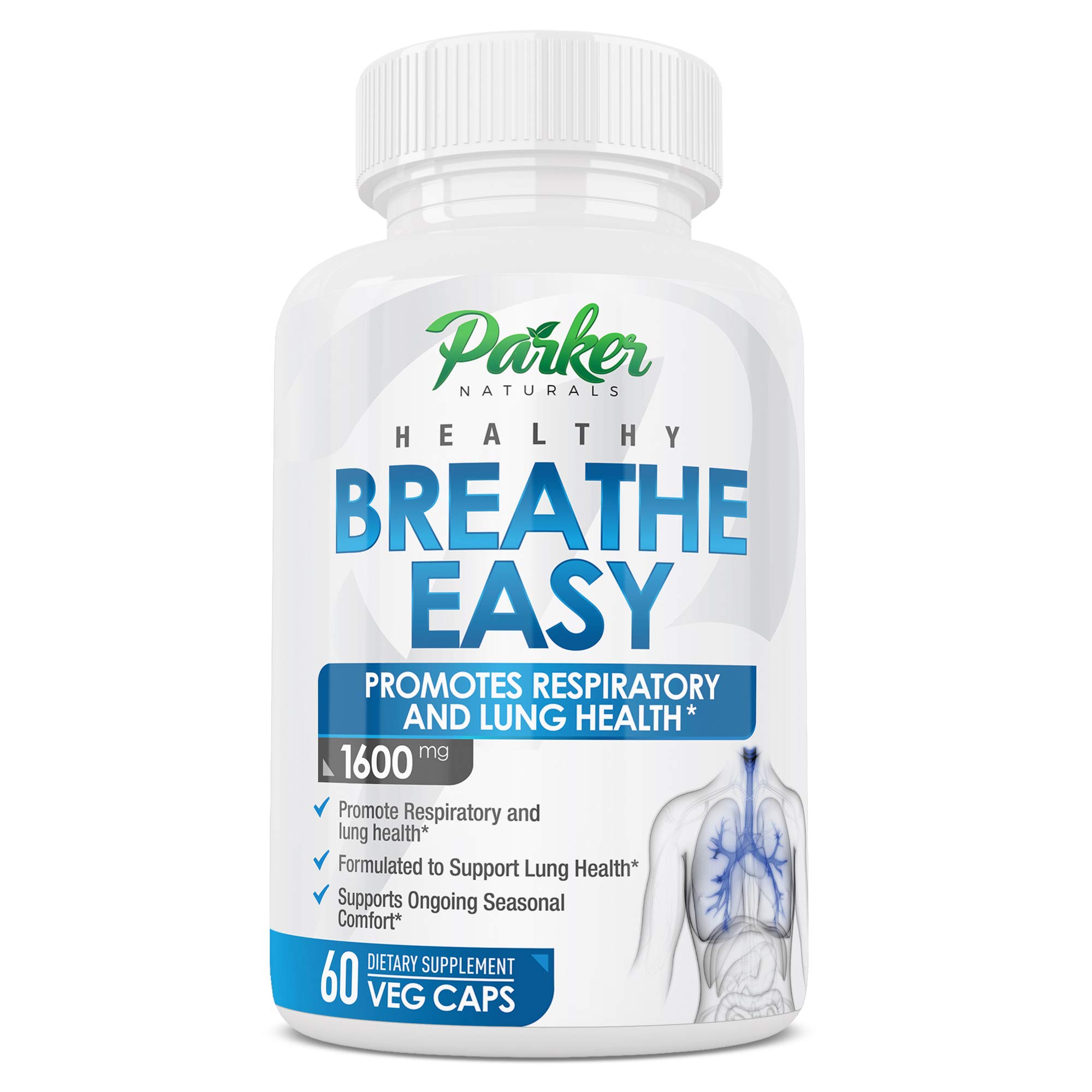 Buy Parker Natuals Breathe Easy tional Supplement 60 s Natual Aid with