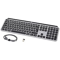Logitech MX Keys for Mac - Tastiera wireless avanzata illuminata