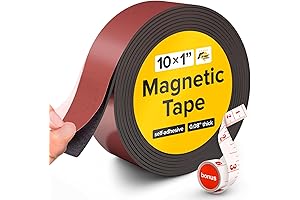 Flexible Magnetic Tape with Adhesive | Craft and DIY Magnetic Roll