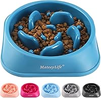 Vista 23 de MateeyLife Cuencos Pequeños de Alimentación Lenta para Gatos 2 Piezas, Cuencos de Comida para Gatos con Rompecabezas Anti-Asfixia, Alimentación