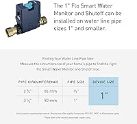 Vista 13 de Moen Flo - Monitor de agua inteligente y sensor de cierre automático, detector de fugas de agua conectado por Wi-Fi para tubería de diámetro de 1