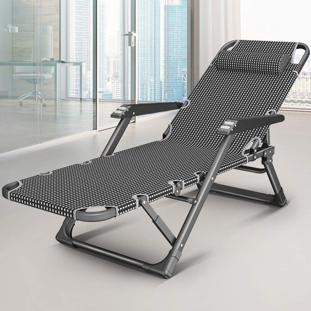 Sedia a sdraio pieghevole – Divano portatile per balcone e tempo libero, reclinabile regolabile per adulti – Design per una facile conservazione