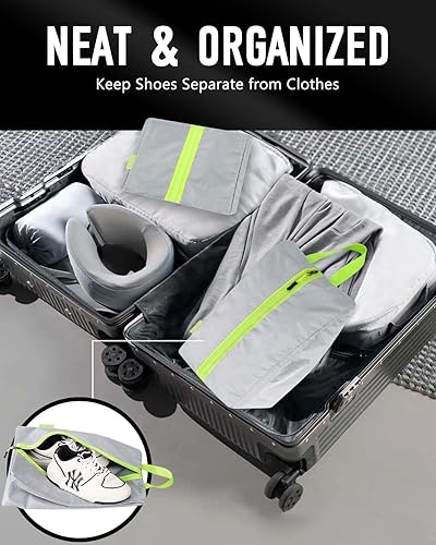 Miniatura 7 de Bolsas de zapatos a prueba de olores para viajes, bolsa de fútbol, a prueba de olores, con tela de carbono activo, absorben olores y resistentes al