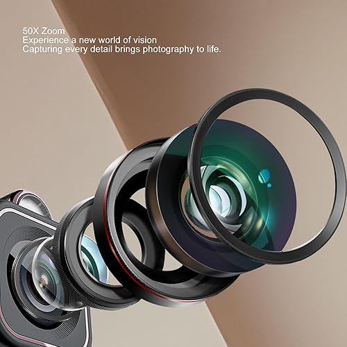 Miniatura 6 de Cámara digital 5K, cámara de vedio antivibración, cámara de vlogging de 96MP con lente teleobjetivo y zoom digital 50X, cámara retro de visión