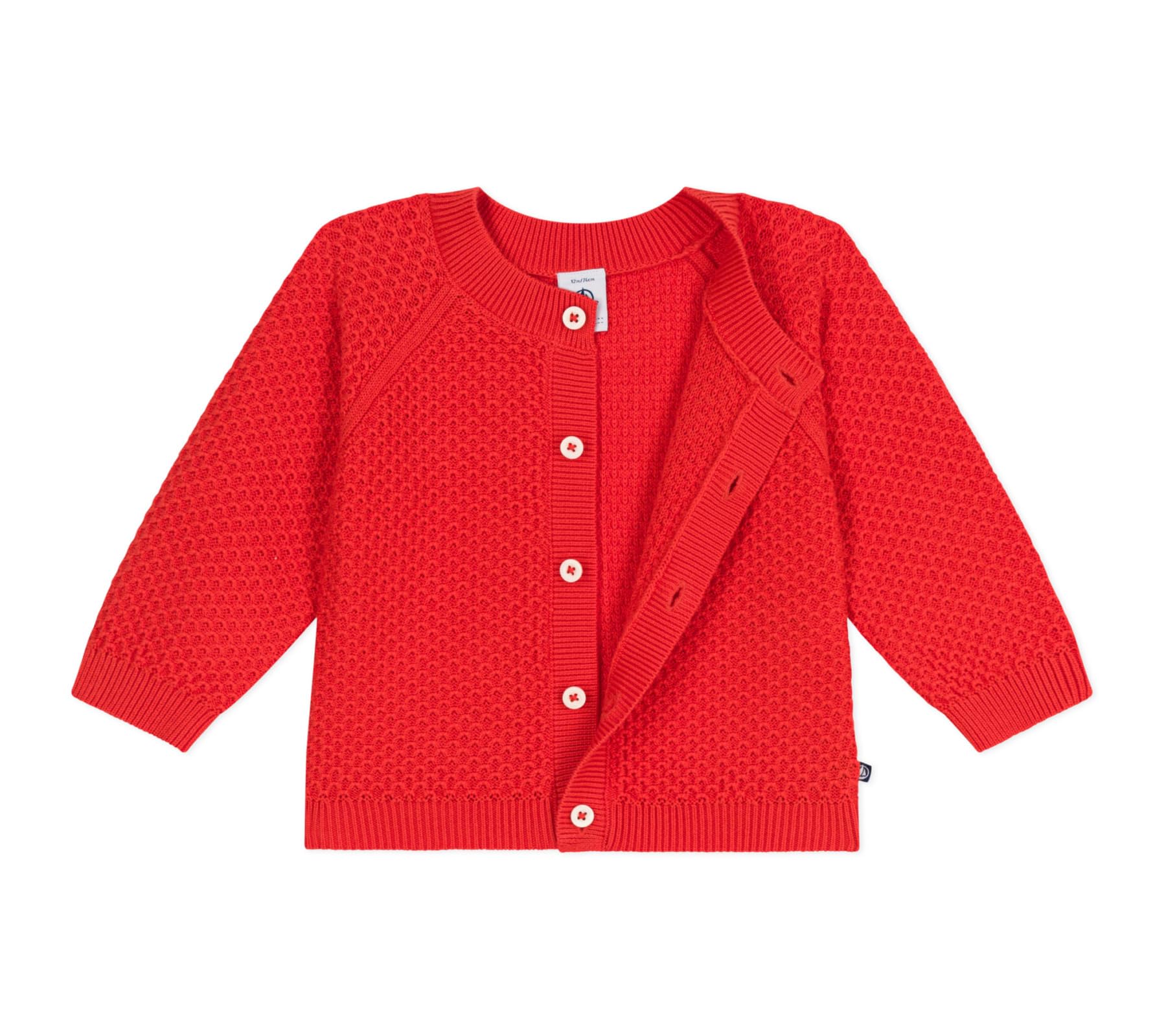 Petit Bateau Maglione Cardigan Bimba