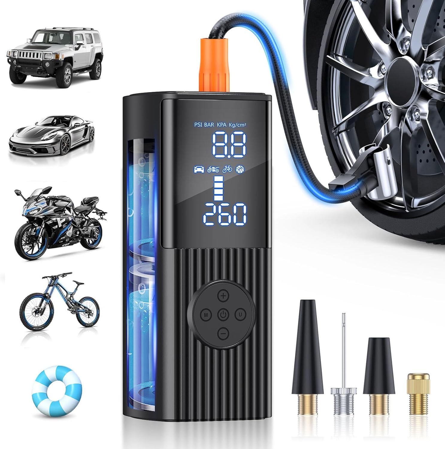 Tire Inflator Portable Air Compressor