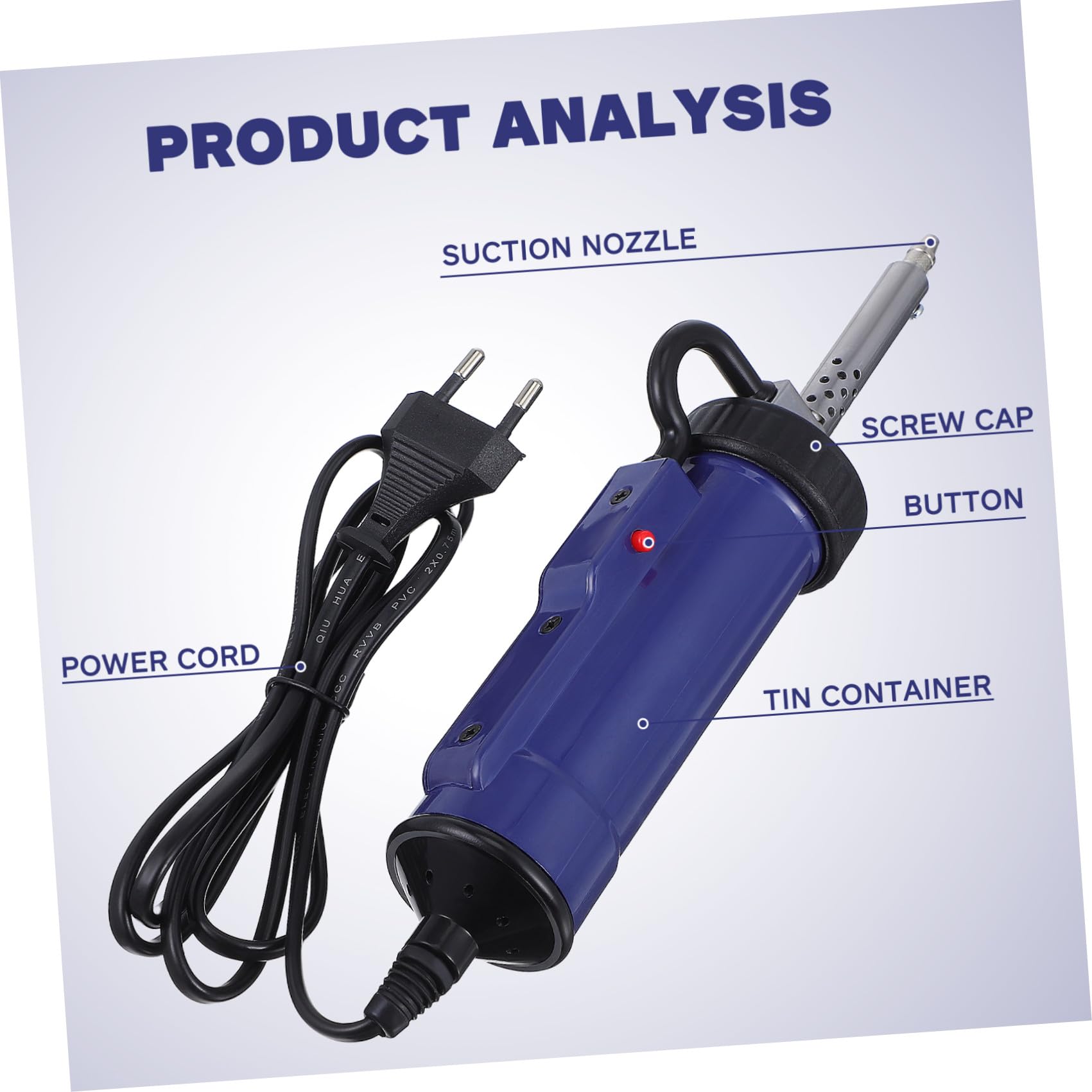 Aspiradora Desoldadora Eléctrica 350w 220v de Succión Rápida