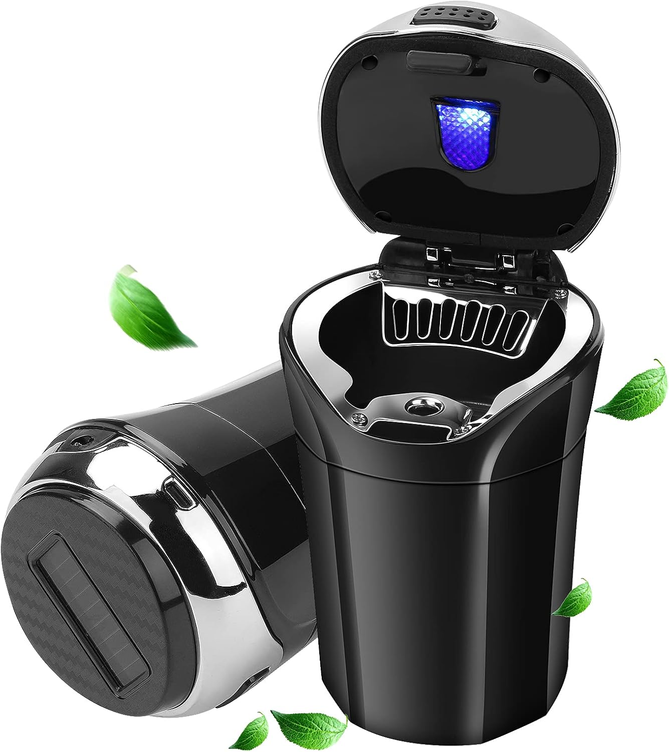 Globalstore Ashtray for Car, Portable Car Ashtray with Lid, Smokeless