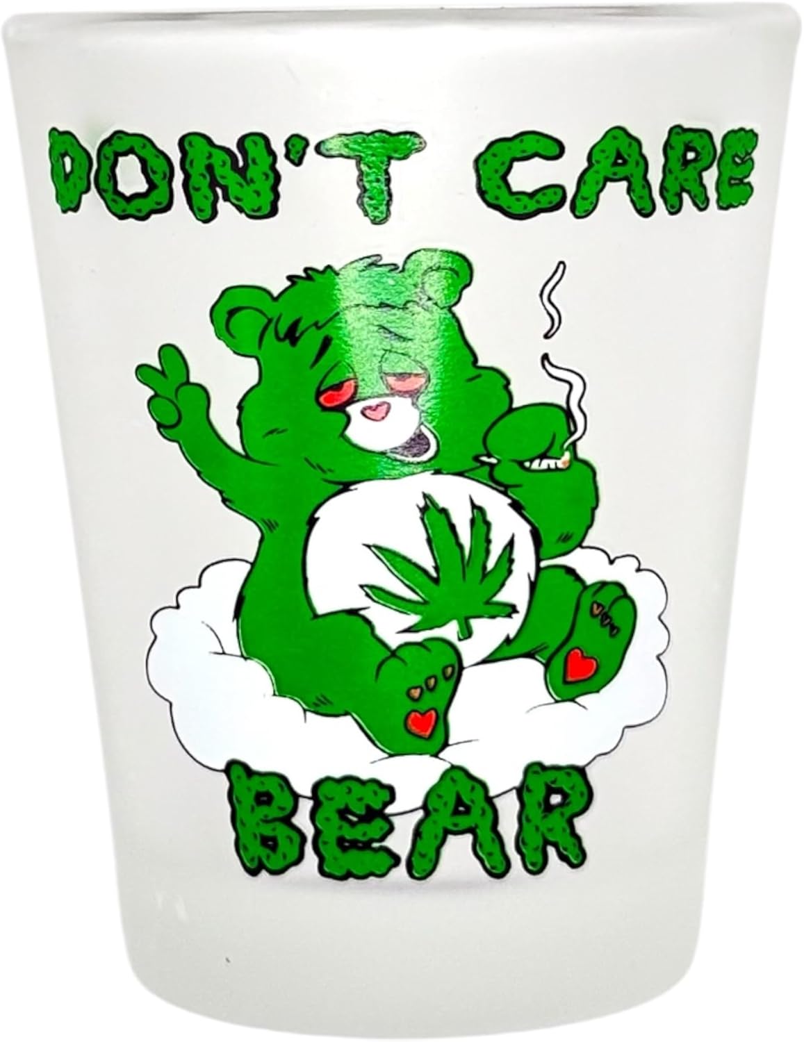 Don't Care, Bear - Funny Shot Glasses (Set of 4)