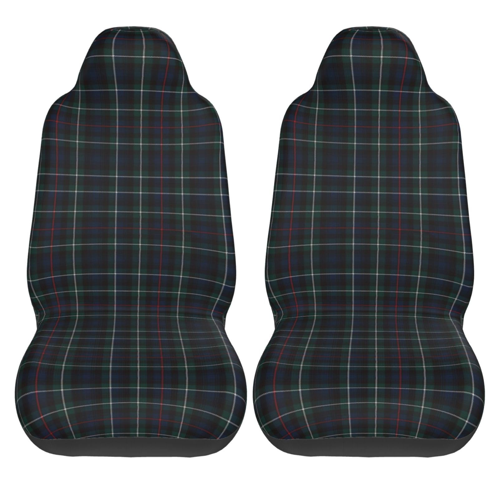 Amazon | マッケンジー タータンチェック柄 フロントシートカバー