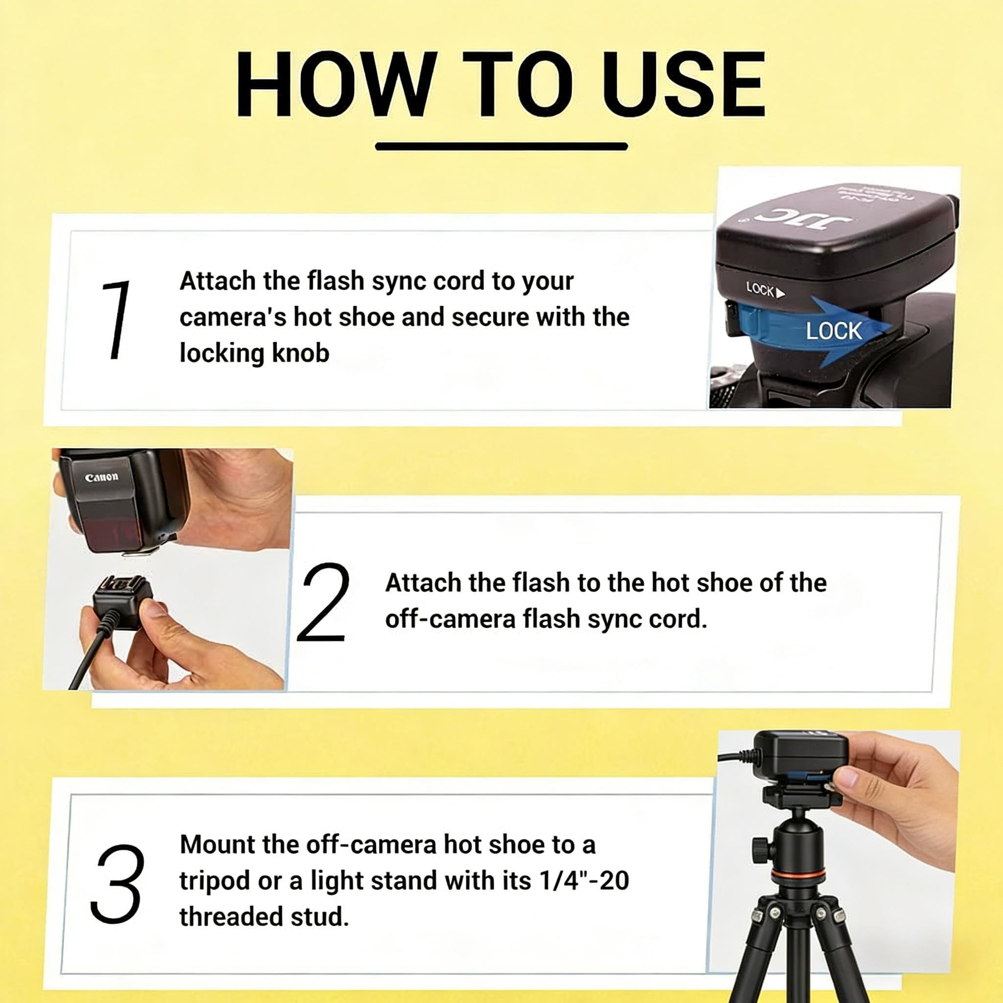 Cavo Flash Esterno Alla Fotocamera, Cavo Flessibile a Molla per Flash di Sincronizzazione Cavo di Prolunga Flash per Slitta Calda per Flash Superiore della Fotocamera