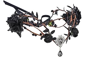 Black Fairy Flower Crown