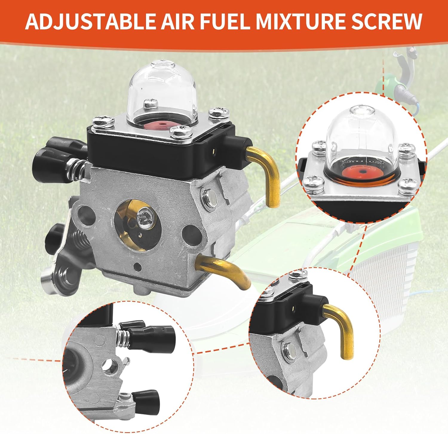 FS75 FS85 FS80 Carburetor With Fuel Repower Kit Air Filter Fits For Stihl FS75 FS80R FS85R FS85T FS85 FS85RX String Trimmer Weedeater