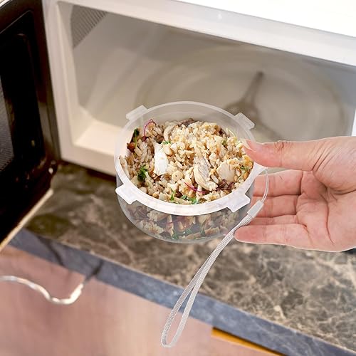 Miniatura 7 de Paquete de 4 recipientes de almacenamiento de cebolla, contenedores portátiles de almacenamiento de frutas y verduras con tapa, almacenamiento