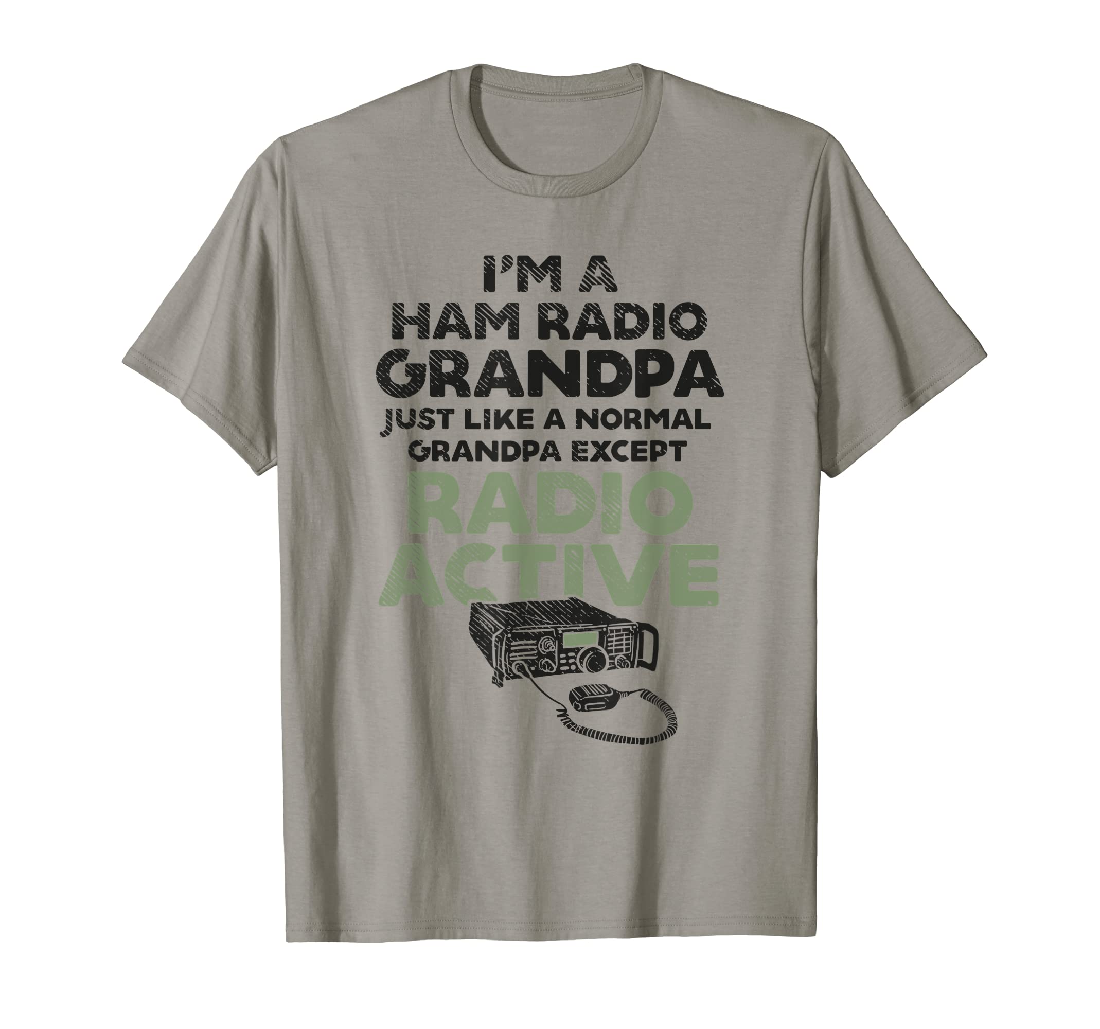 Active Ham Radio Grandpa Grandfather Retirement CB Ham Radio T-Shirt