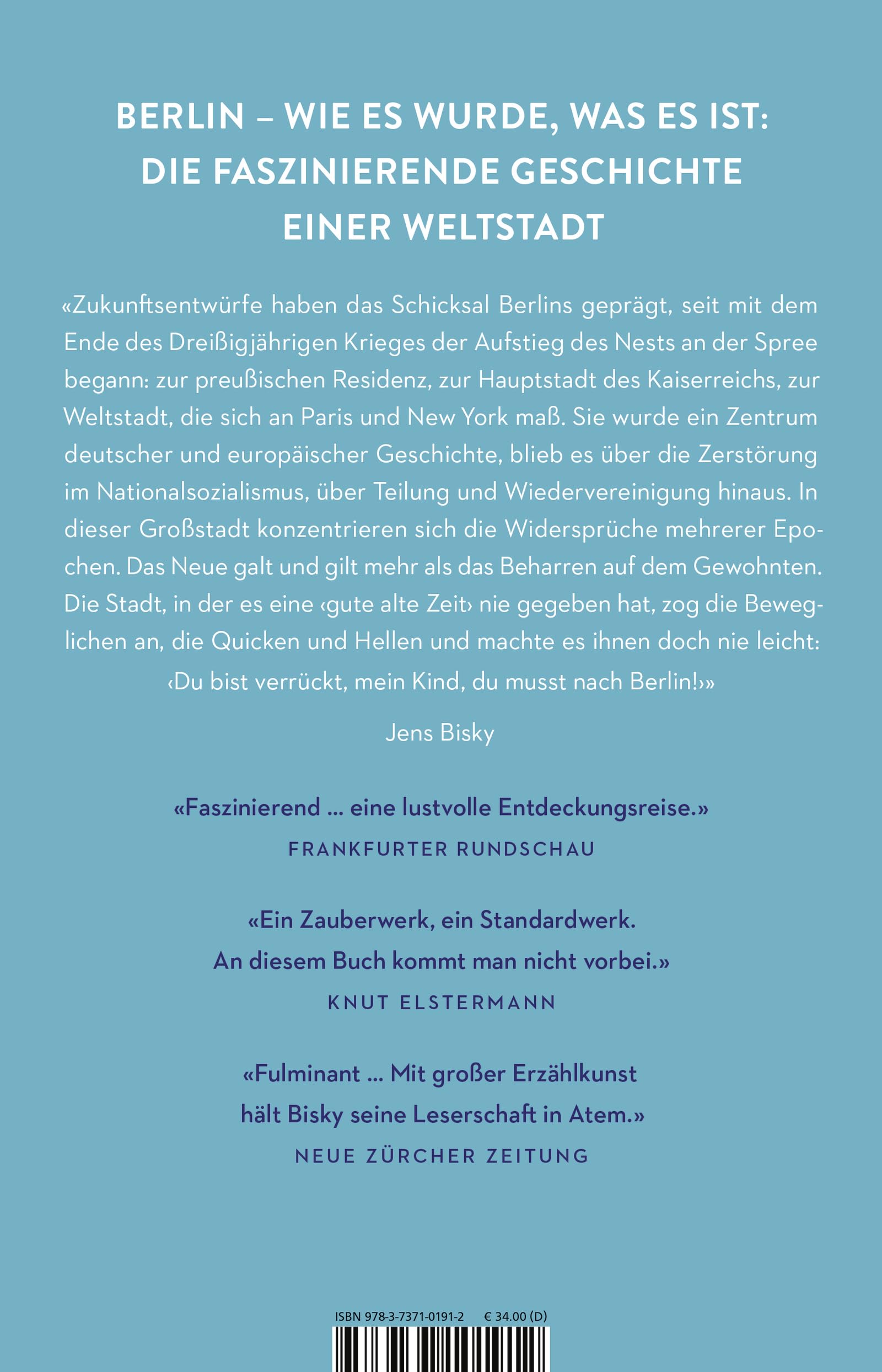 Berlin: Biographie einer großen Stadt | Erweiterte Neuausgabe