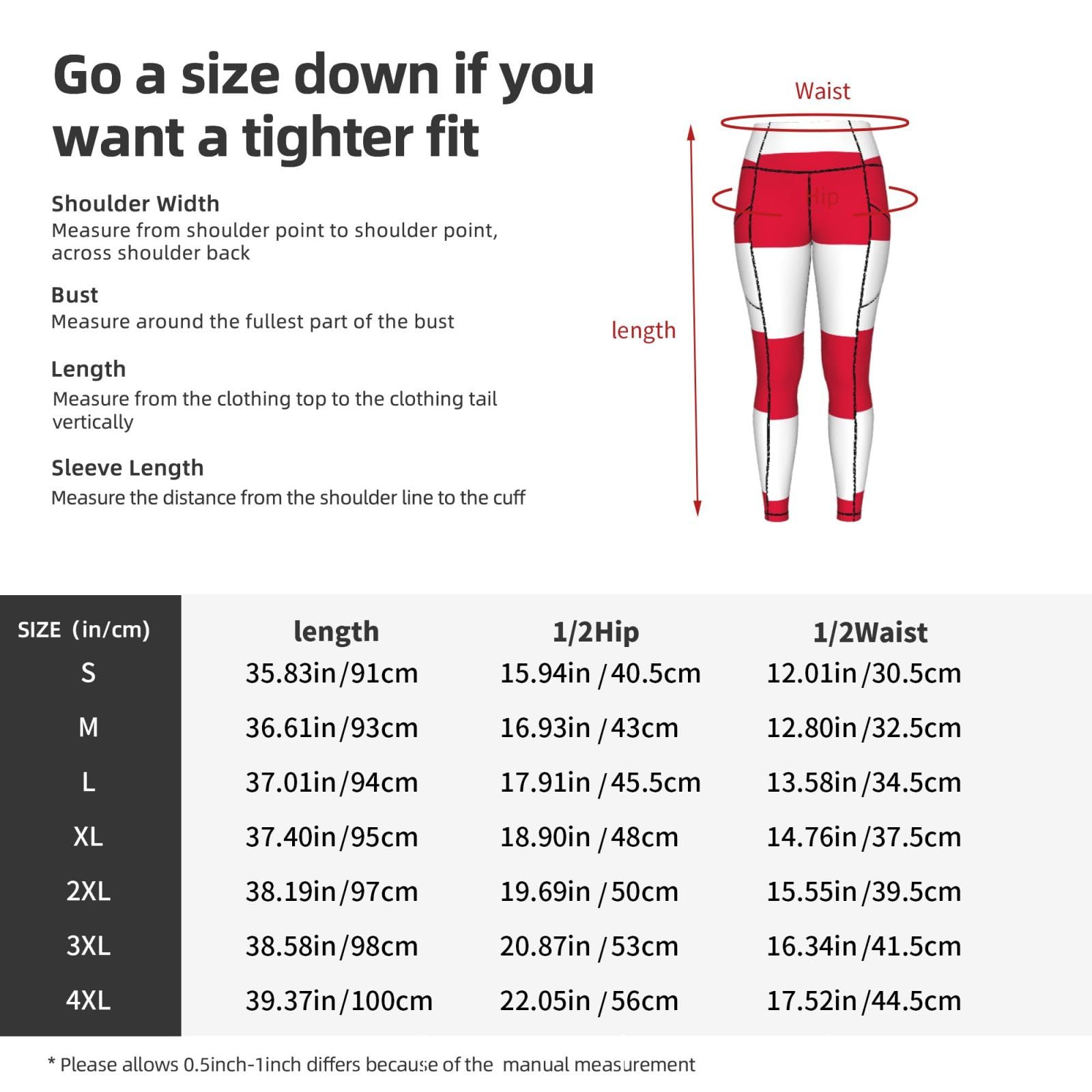 Pantaloni a gamba larga con tasche, Bandiera della Polonia, L