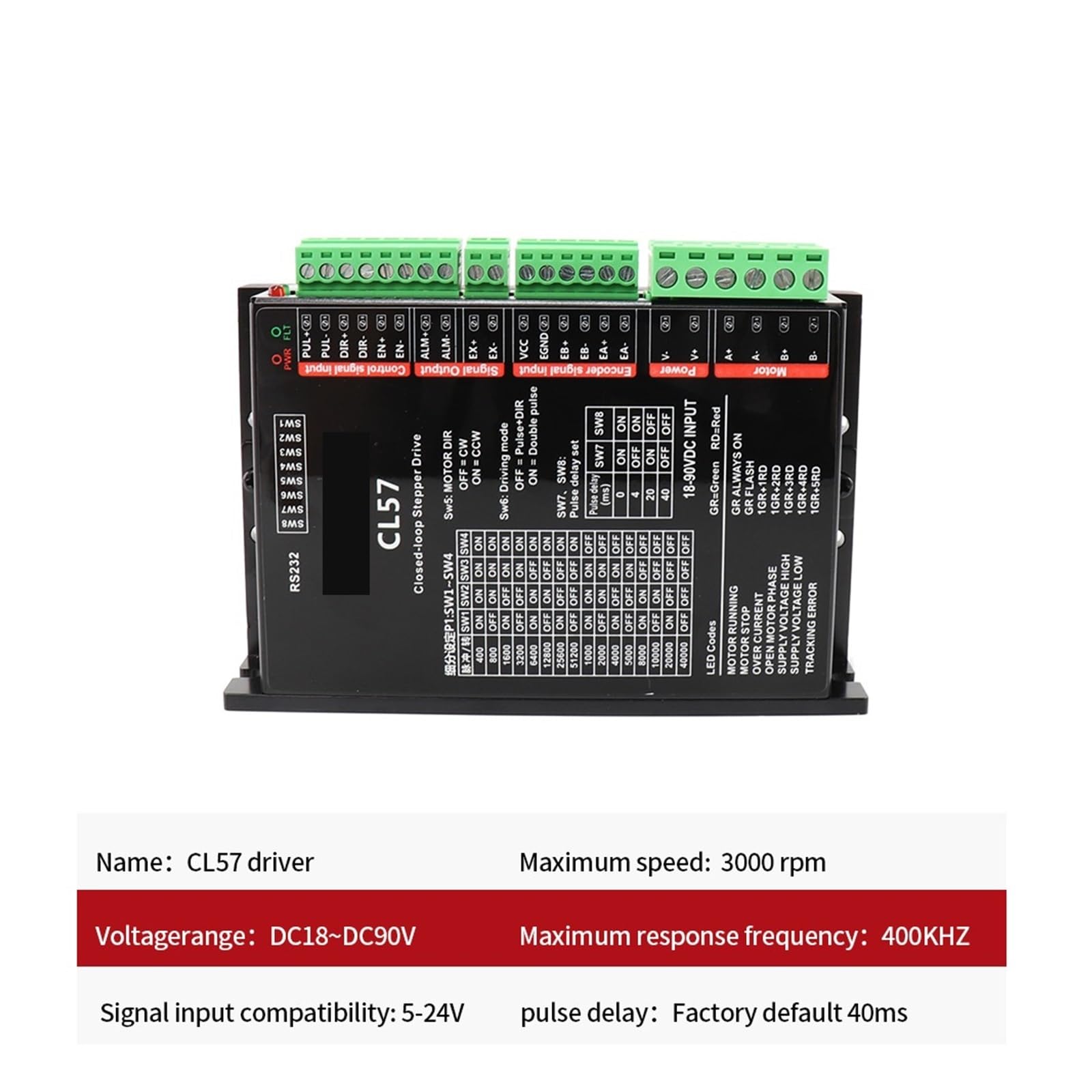 Amazon.com: PULME Motor Drive CL57 Controller Driver 18-90VDC