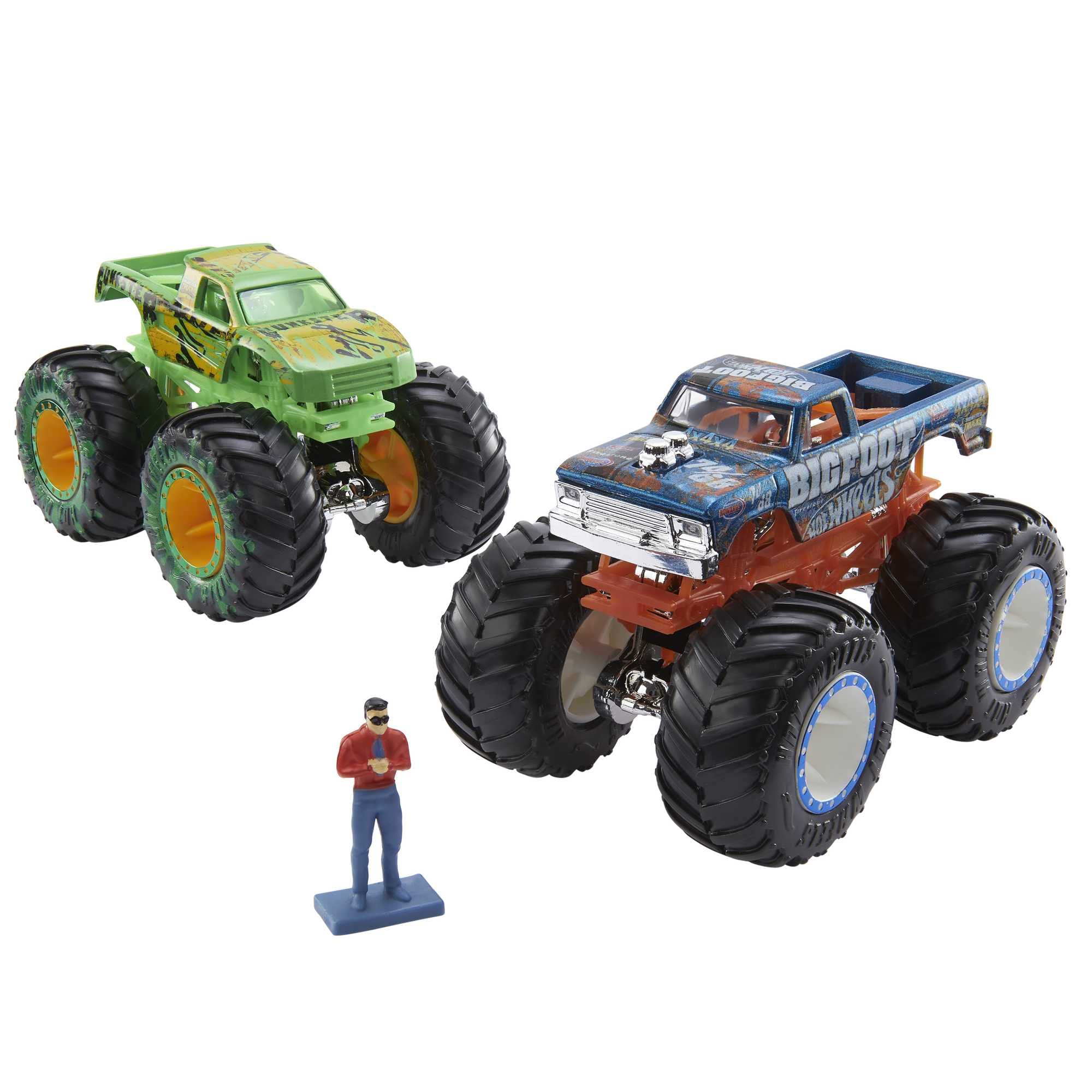 Hot Wheels Monster Trucks Torneo de los Titanes SIOC Pista para Coches de Juguete, Incluye 2 vehículos, Regalo +4 años (Mattel HJG32)