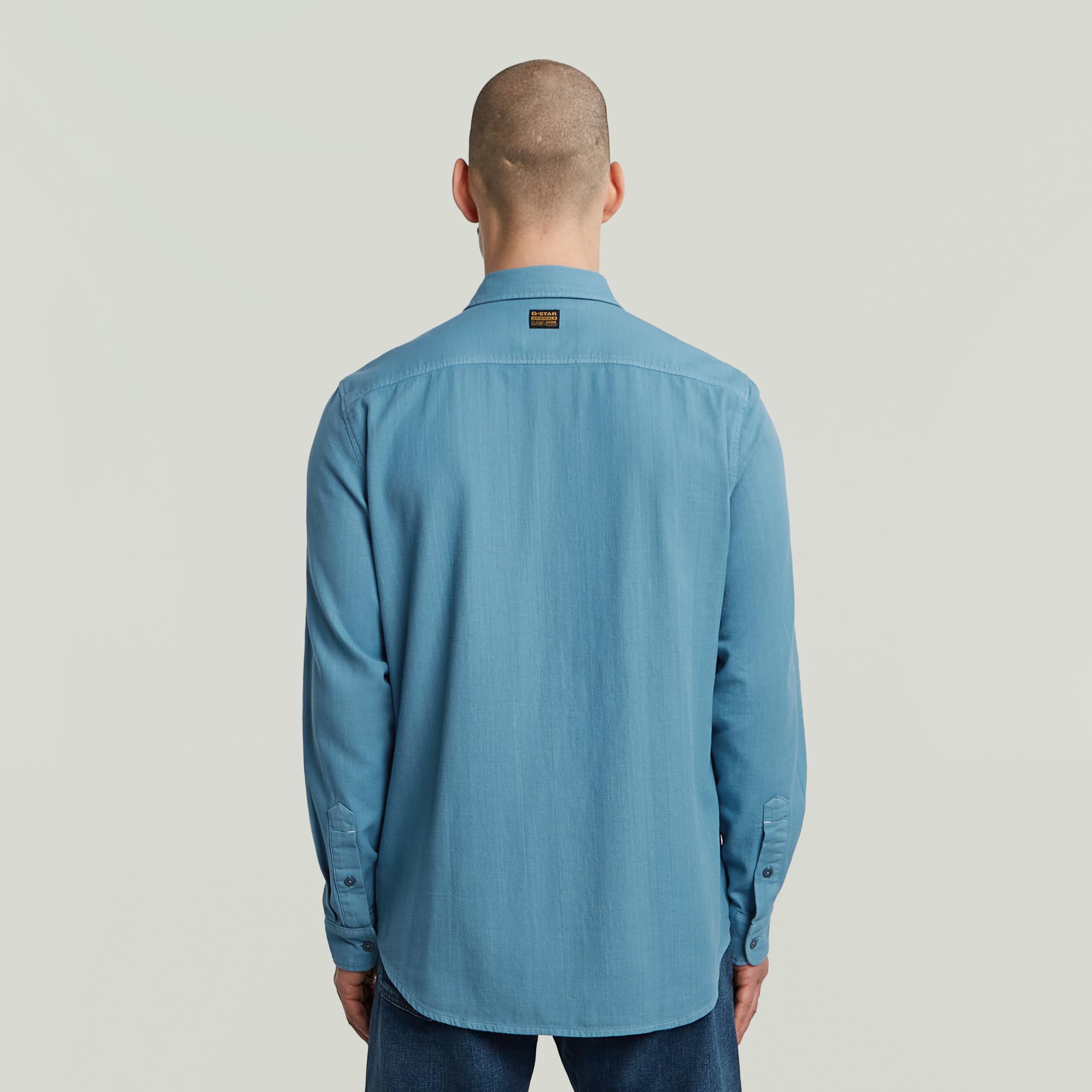 G-Star Marine Slim Long Sleeve Shirt Camisetas Hombre (Pack de 1)