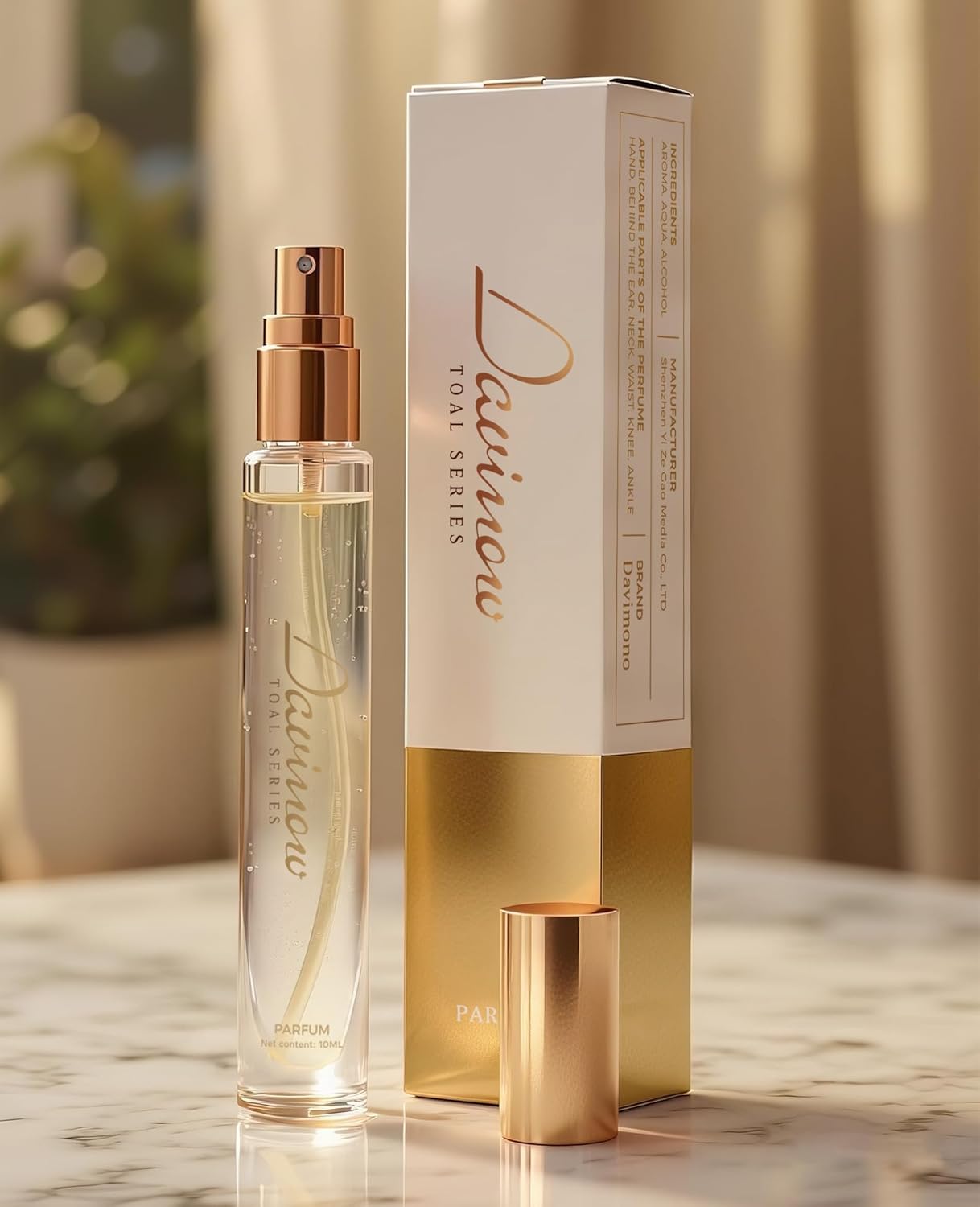 Parfum for Women (Grade: P), Gentle and Long-Lasting Fragrance, MlSS C0.C0, Jasmine Rose Orange Bergamot Patchouli, Feminine - 0.34 Fl oz Travel Size, NO.03 - Image 7