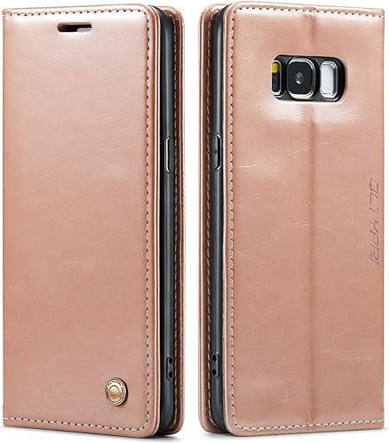 Miniatura 8 de Funda de cuero estilo cartera vintage para Samsung S