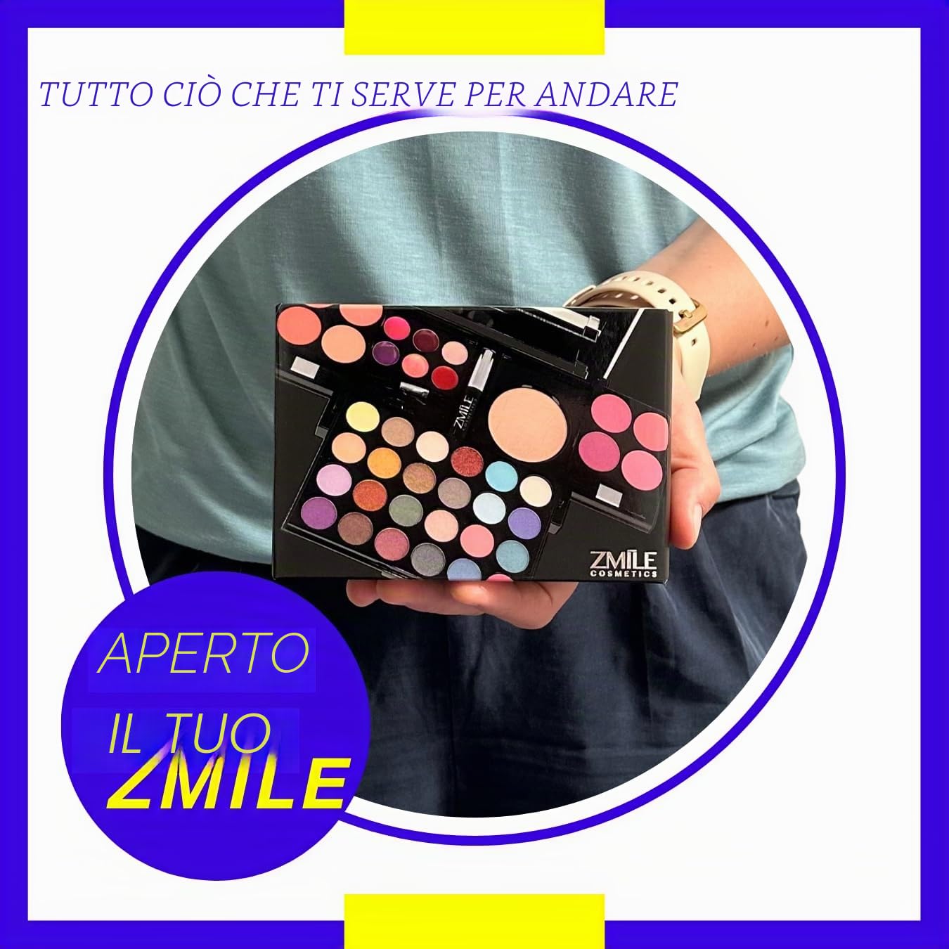 ZMILE Cosmetics Tavolozza Trucco 'All You Need To Go', Cosmetici Vegan