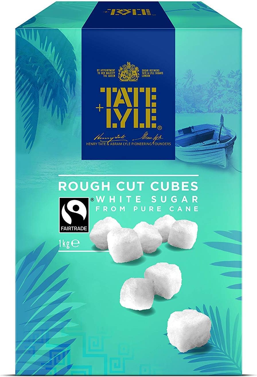 Tate & Lyle (T&L) Sugar Cubes White 2 x 1kg (2kg Total)Fairtrade InternationalFairtrade InternationalFairtrade InternationalFairtrade International