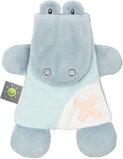 Nattou Doudou térmico calmante con forma de Cocodrilo con bolsa de gel extraíble, Budiezzz, 19 × 2.5 × 25 cm, A partir de 0 meses, Verde