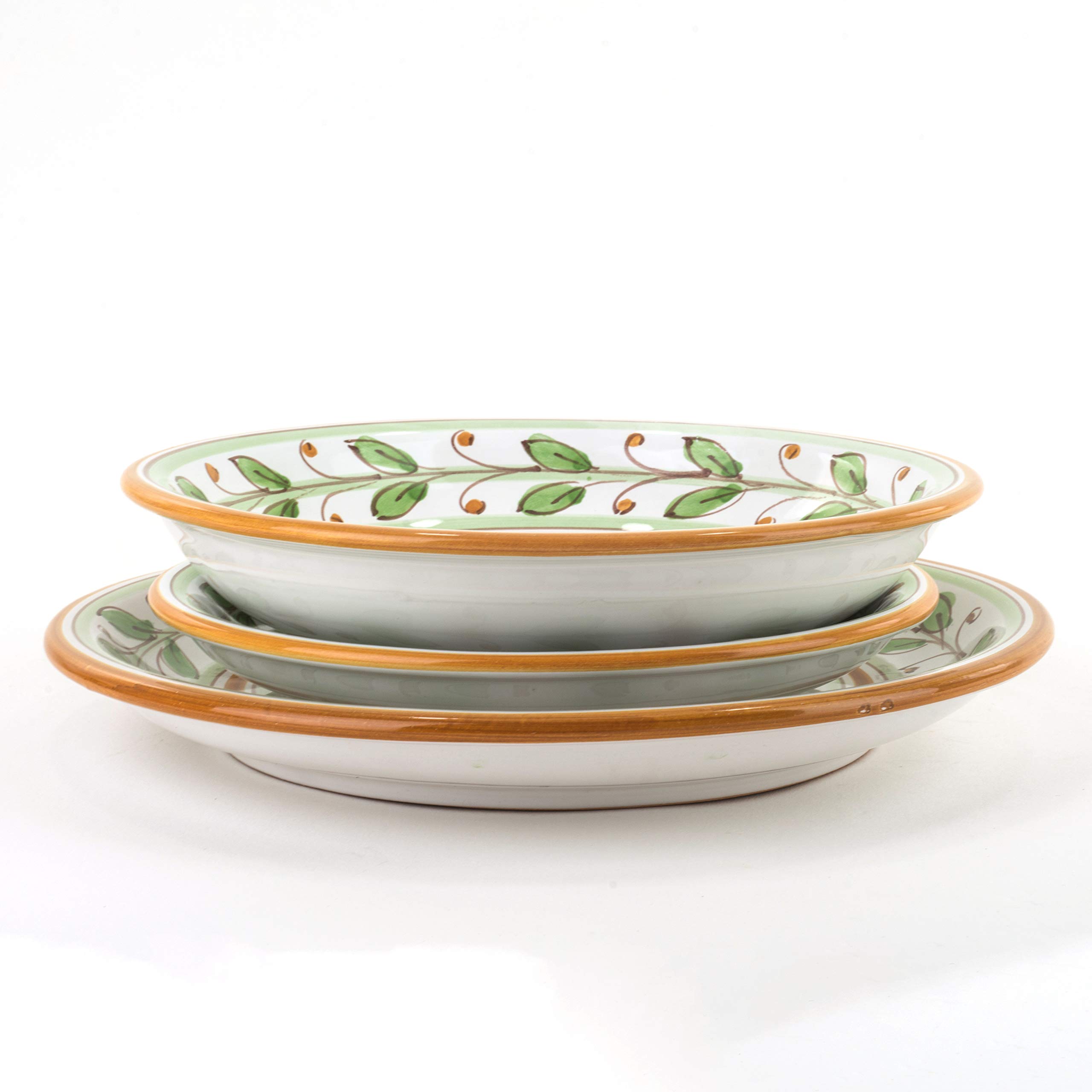 Lot de 3 Assiettes en céramique de Caltagirone