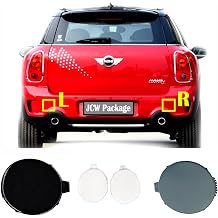 Rear Tow Cover for 11-16 Mini JCW aerokit R60 Countryman R61 Paceman Fit One Cooper S SD D CoopeS 1.6 2.0 ALL4 SUV 2011 2012 2013 2014 2015 2016 Bumper Towing Hook Eye Cap