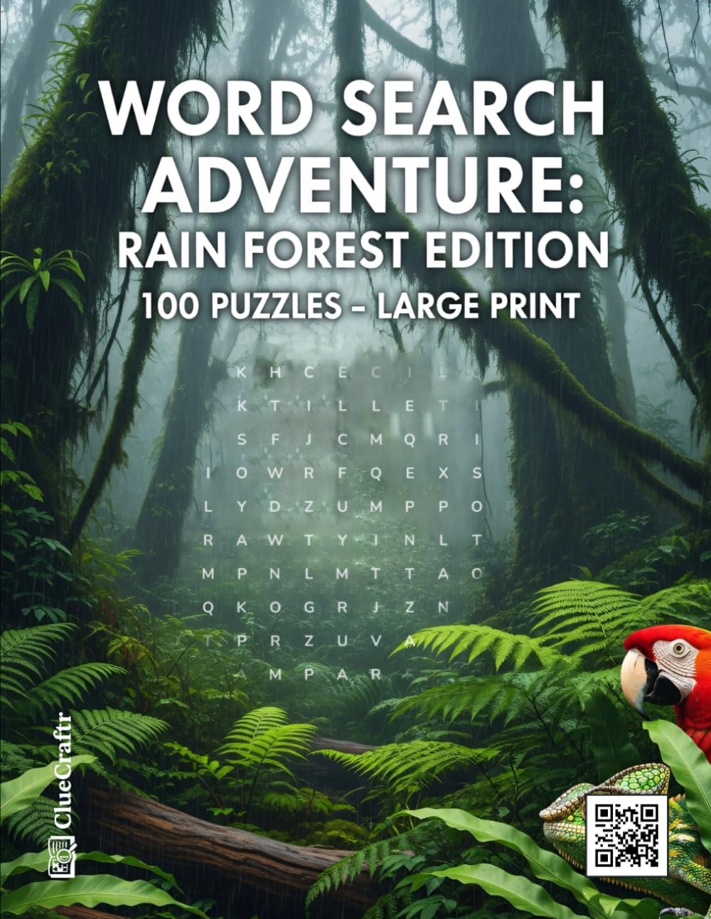 Rainforest Word Search: Large Print Puzzle Book for Adults | Jungle Animals, Plants, and Rainforest Adventure Vocabulary (The Ultimate Word Search Collection)