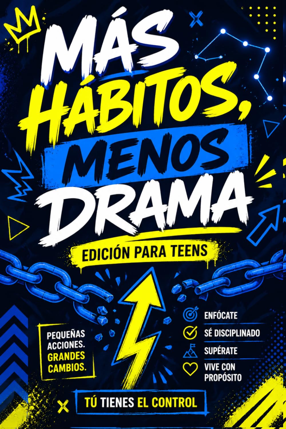MÁS HÁBITOS, MENOS DRAMA: EDICIÓN PARA TEENS: 25+ hábitos que nadie te enseñó y que cambian cómo te tratas a ti mismo