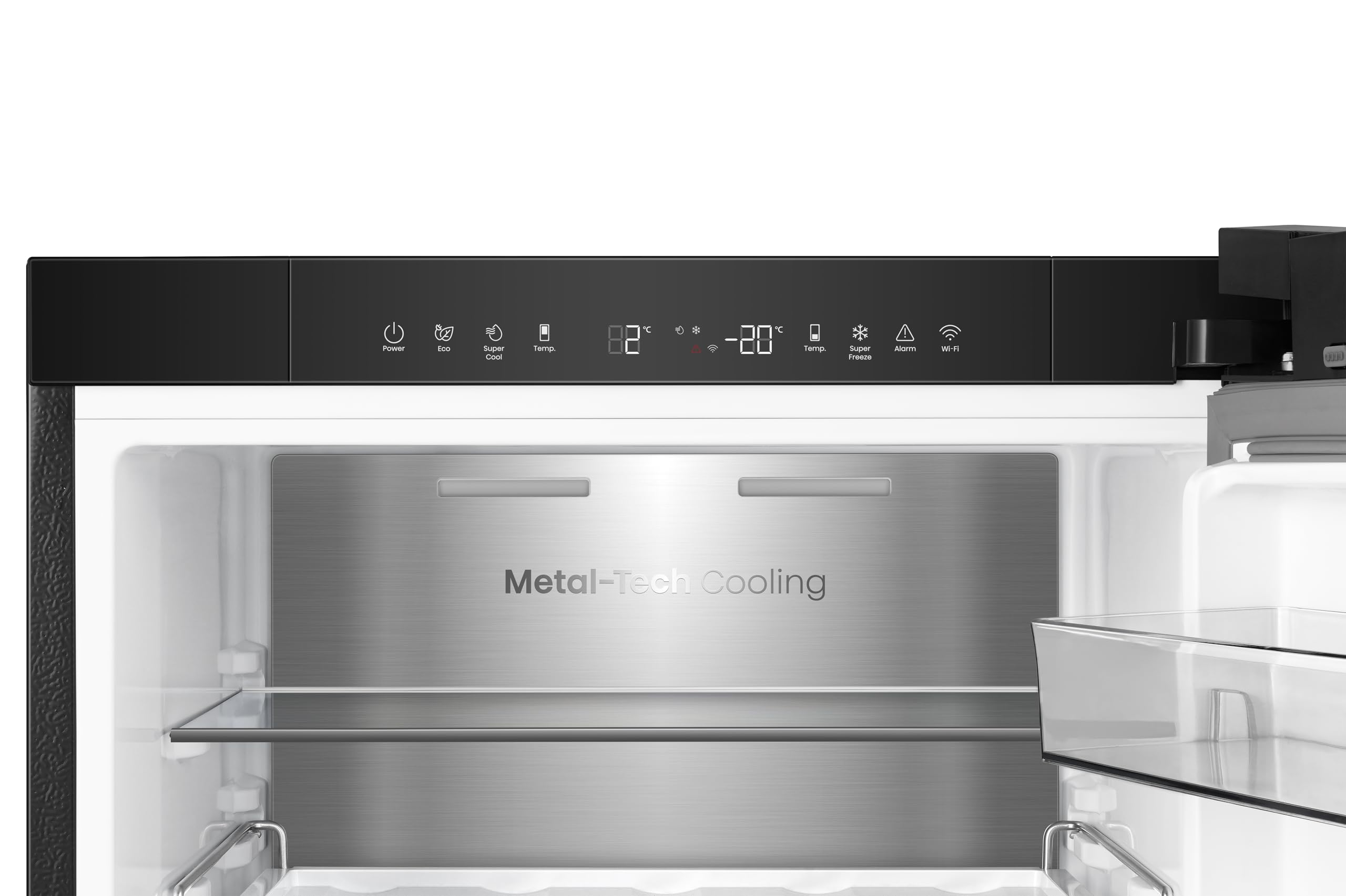 Hisense Réfrigérateur Combiné RB3K330SAFC 330L Noir