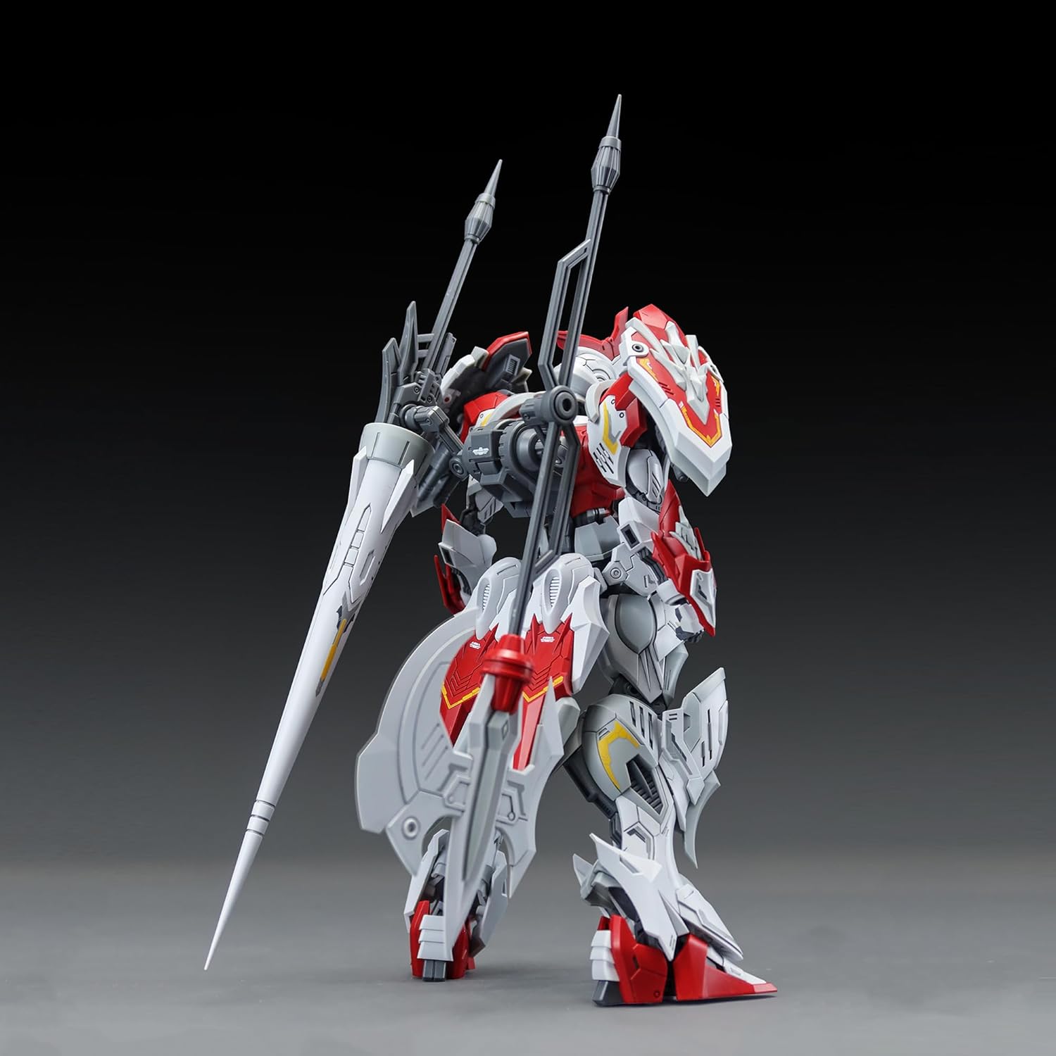 SNAA 1/144 Model Kit Mech - The Round Table Knights Soul Spear Lamorak - 6.3''/Mecha Model Kit Articulated Figures Assembled Mode,Age 15 and Above