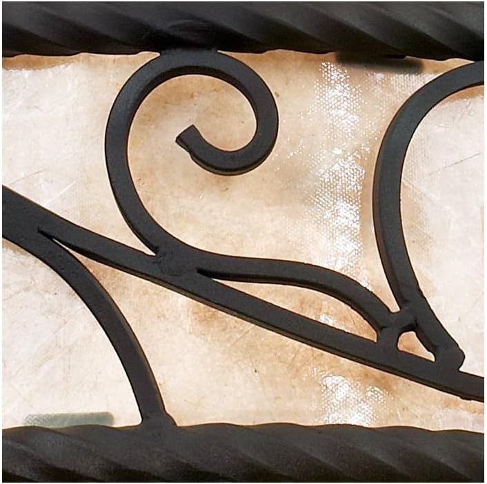 New Deal Natural Mica Walnut Pendant Chandelier 17 Wide Rustic Country Cottage Drum Shade Scroll Fixture for Dining Room House Foyer Entryway Kitchen Bedroom Living Room High Ceilings - John Timberland