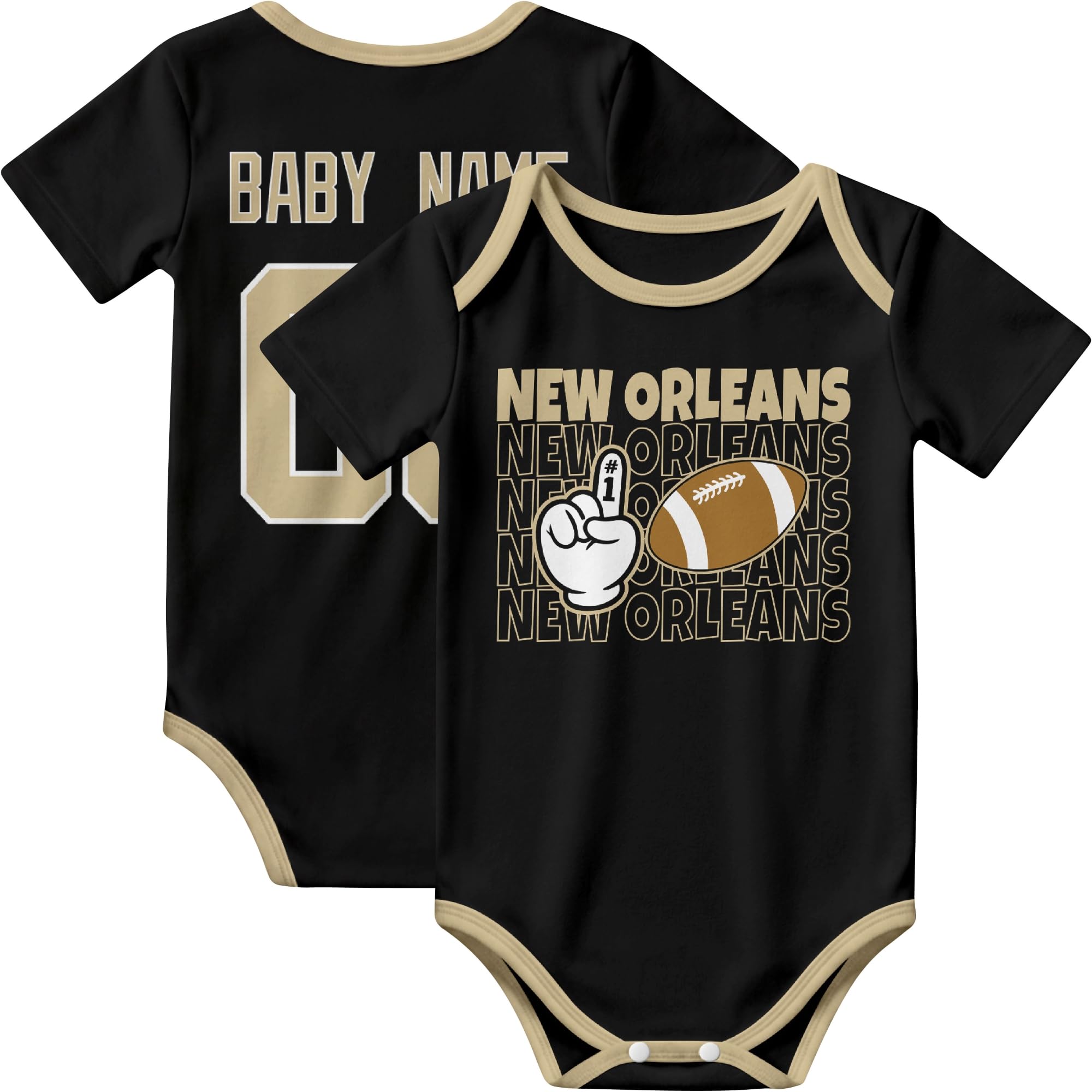 KREDE Baby Clothes Custom Name Bodysuit for Baby Boy Gifts