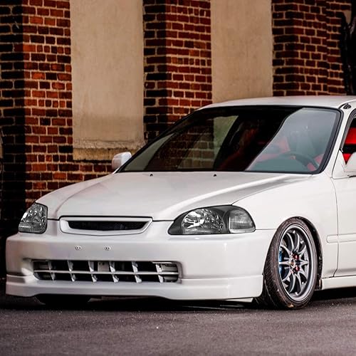 Miniatura 5 de PM PERFORMOTOR Reemplazo de faros delanteros de esquina transparente de carcasa negra compatible con Honda Civic 96-98, PMHL-HCIV-9698-OH-BC